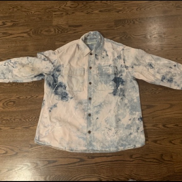 OFF-WHITE denim arrows button down shirt bleached - Picture 2 of 8